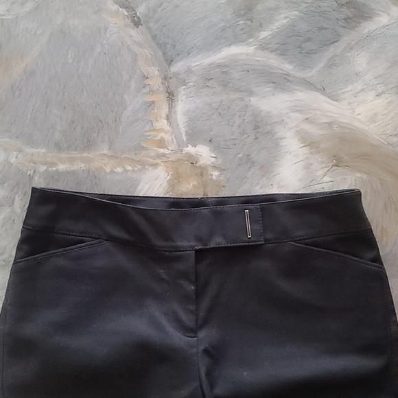 White House/Black Market Perfect Form Slim Ankle Black Dress Pants - Picture 3 of 8